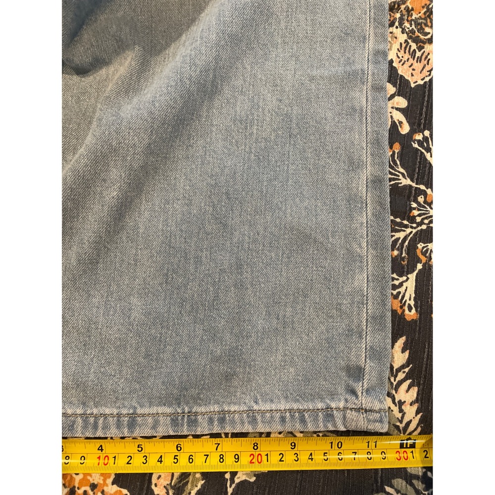 Aeropostale Jeans Women's 12 Blue New High Rise Wide Leg Non-Stretch Denim New - Picture 15 of 15